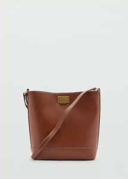 Bolso G Mike Cuero Talla 99 Mujer Mango