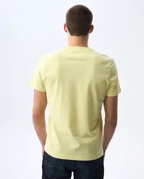 Camiseta Hombre Amarillo Talla XL 841G000_AMA120626 Americanino