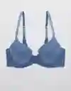 American Eagle Brasier Sunnie Lace Cradle Azul Talla 34 D 8304