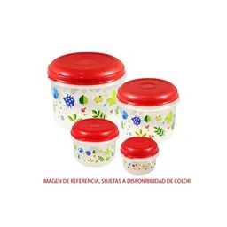 Kendy Set Recipiente Herméticos Decorados