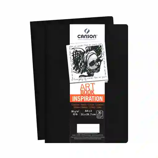 Canson Cuaderno Inspiration Cosido A4 Negro