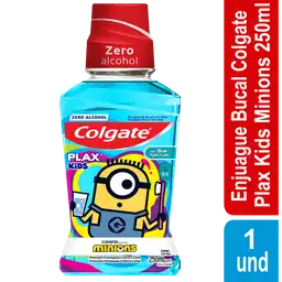 Colgate Enjuague Bucal Plax Kids Minions Niños 250 mL