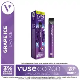 Vuse Go Vapeador 700 Grape Ice