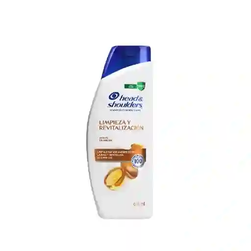 Head Shoulders Shampoo Limpieza y Revitalizacion Aceite de Argan