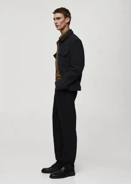 Jean Bob Tejano Negro Talla 40 Hombre Mango