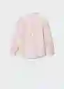 Camisa Soria Rosa Light Talla 07 Niñas Mango