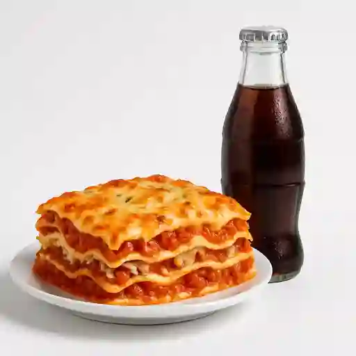 Combo Lasaña y Gaseosa 250 ml
