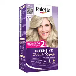 Tinte Palette Color Creme 10-1 Rubio Plata Cenizo