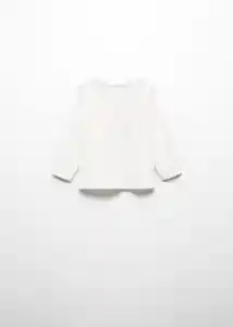 Camiseta Paw Twins Off White Talla 69 Niños Mango