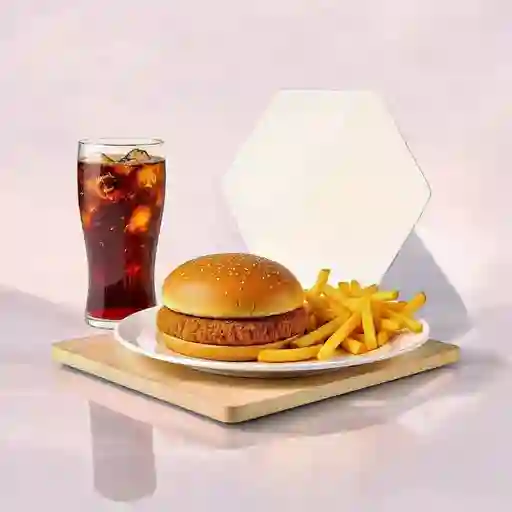 Combo Hamburguesa Apanada