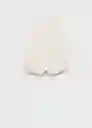 Chaleco Max Blanco Talla S Mujer Mango