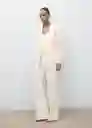 Chaleco Iguana Vainilla Talla S Mujer Mango