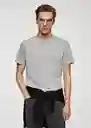 Camiseta Cherlo Gris Medio Vigoré Talla M Hombre Mango