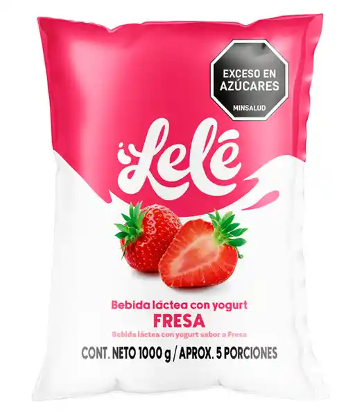 Lele Bebida Lactea Yogurt Fresa