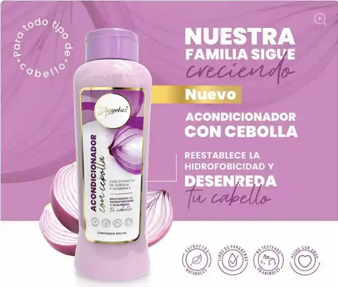  ANYELUZ Acondicionador Con Cebolla 
