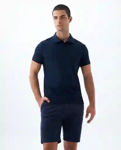 Camiseta Hombre Azul Talla S 800G000_AZU194023 Americanino