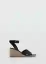 Zapatos Pati Negro Talla 37 Mujer Mango