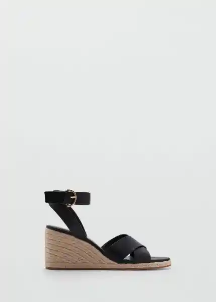 Zapatos Pati Negro Talla 37 Mujer Mango