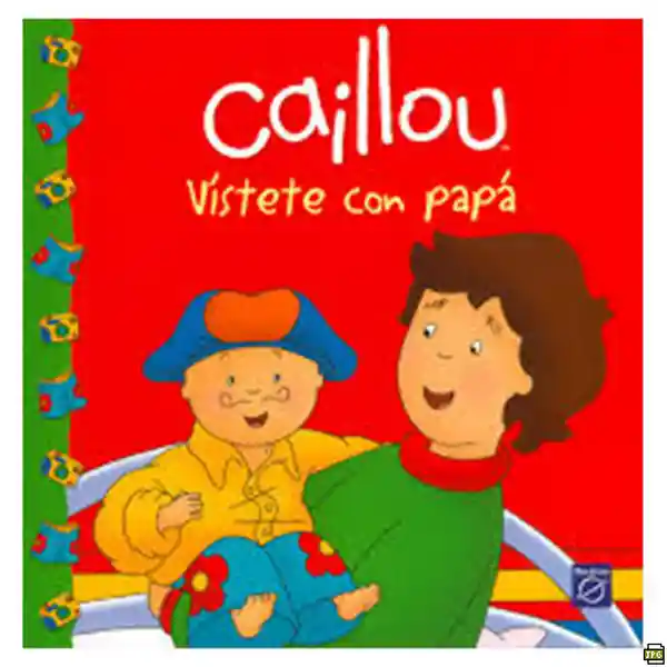 Caillou vístete con papá