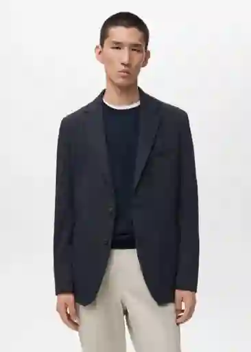 Blazer Americana Aneto Navy Talla 48 Hombre Mango