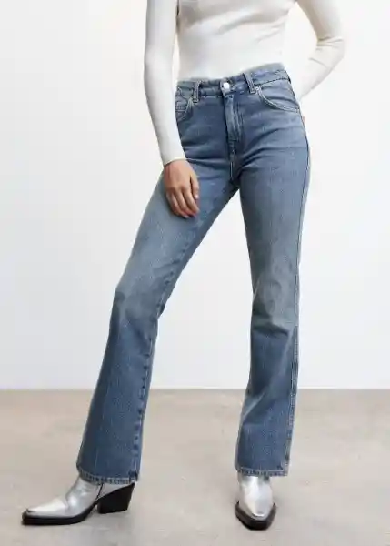 Jeans Dana Dirty Oscuro Talla 42 Mujer Mango