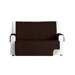 Guamba Protector Sofa 2 Puestos Beige / Chocolate 120 x 180
