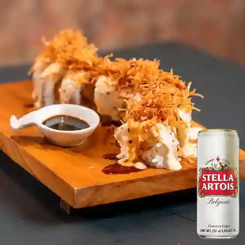 Combo Dinamita Roll + Stella Artois 250 ml
