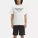 Reebok Camiseta Basketball Graphic Hombre Blanco XL 100070719