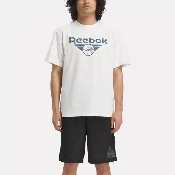 Reebok Camiseta Basketball Graphic Hombre Blanco XL 100070719