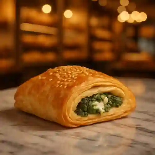 Hojaldre Espinaca con Queso Crema