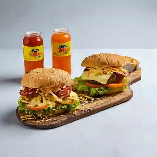 Promocion 2 Hamburguesas Mixtas