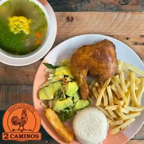 Con Pierna Pernil de Pollo