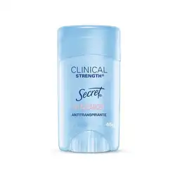 Desodorante Antitranspirante Mujer Secret Clinical Strength Gel Invisible pH Balanced 45 g