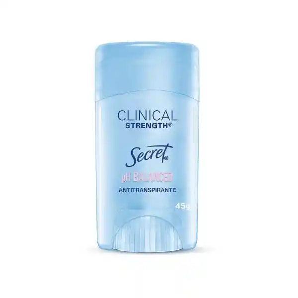 Desodorante Antitranspirante Mujer Secret Clinical Strength Gel Invisible pH Balanced 45 g