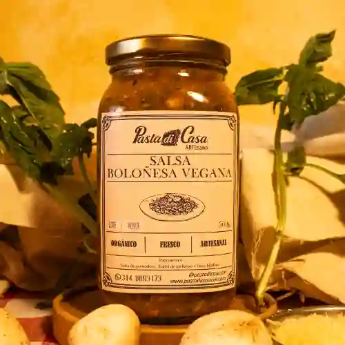 Salsa Boloñesa Vegana (1/2 Lb)