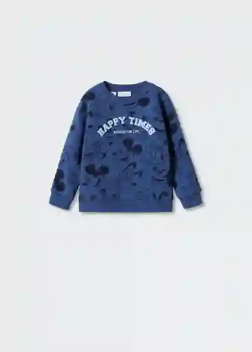 Buzo Sudadera Mhappy Azul Talla 70 Niños Mango