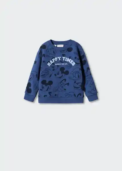 Buzo Sudadera Mhappy Azul Talla 70 Niños Mango