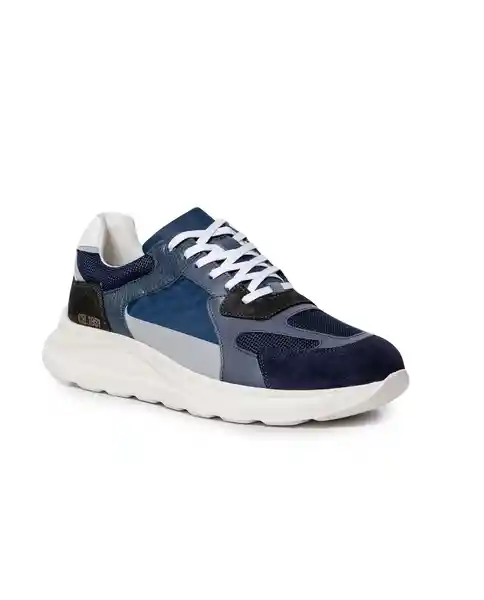 Tenis Runner Blue Azul Marino Ultraoscuro Talla 38 Chevignon