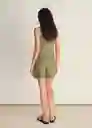 Bermuda Max Khaki Talla 42 Mujer Mango