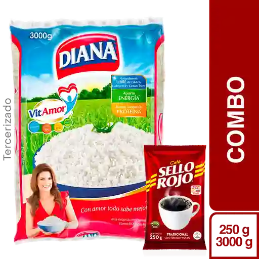 Combo Sello Rojo + Arroz Diana