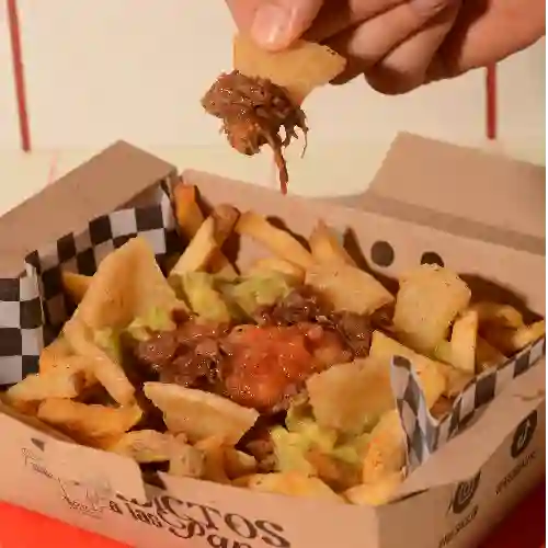 Papas Desmechadas Locas