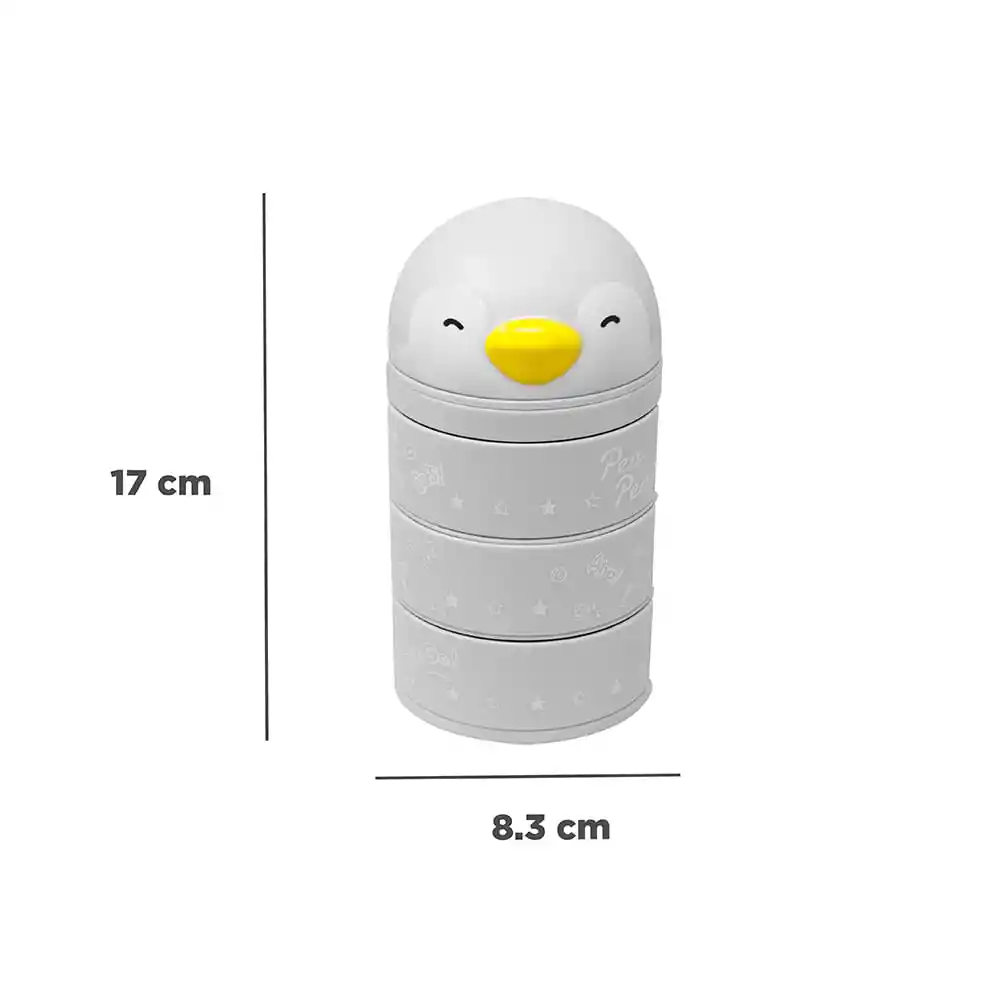 Miniso Organizador Plástico Escritorio Mini Bun Bum Pingüino