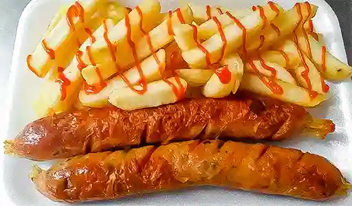 Chorizos Antioqueños con Papas