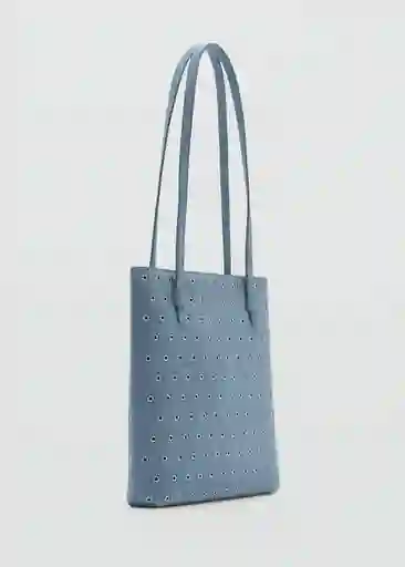 Bolso P Aries Azul Mujer Mango