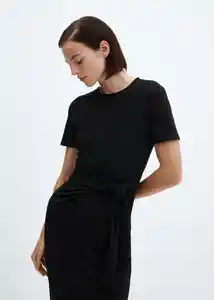 Vestido Nora-w Negro Talla L Mujer Mango