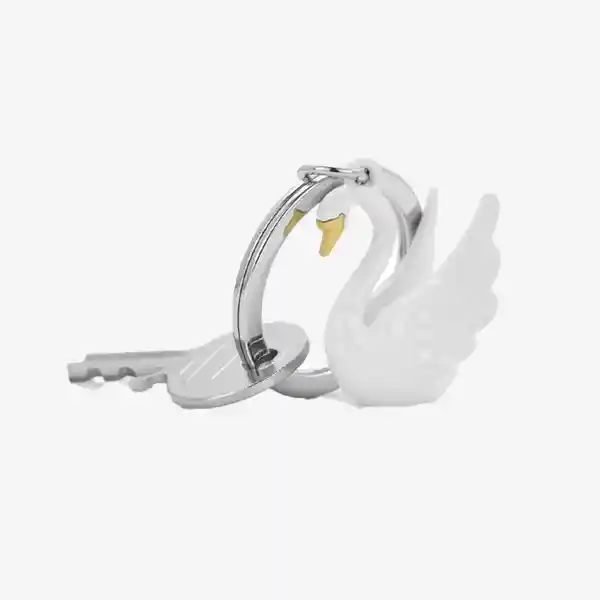 Metalmorphose Llavero Cisne Blanco