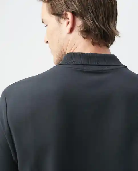 Camiseta Polo Masculino Negro Sombrio Ultraoscuro L Chevignon