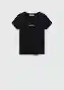 Camiseta Chalapi Rosa Talla M Mujer Mango