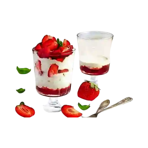 Fresas con Crema Pequeñas