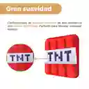 Cojín Para Asiento Cuadrada Tnt Serie Minecraft Rojo Miniso